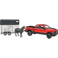 Bruder Ram 2500 Power Wagon Mit PferdeanhäNger, Modellfahrzeug