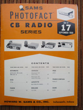 SAMS PHOTOFACT CB RADIO SERIES VOLUME 17/ Sept 1968