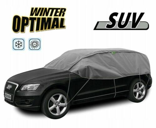 Breathable half-garage frost protection sun tarpaulin for Porsche Cayenne 3... - Picture 1 of 8