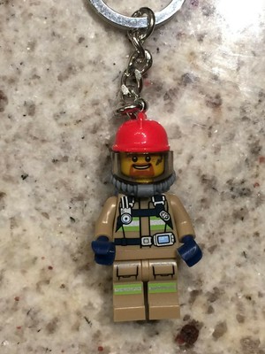 lego firefighter keychain