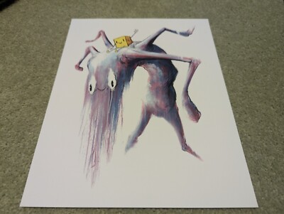 Art Print ''Riding the Purple Lazy Face'' by Alex Parde 8''x10''