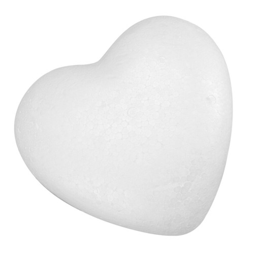 White Craft Polystyrene Balls Christmas Foam Sphere Foam Heart Shapes - Picture 9 of 12