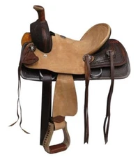  Double T  Youth hard seat roper style saddle 10"