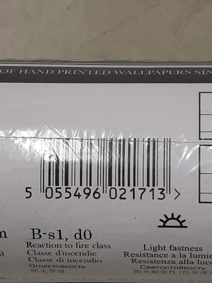 1 рулон обоев Cole & Son Melville 103/1004 цвет камень и мел - Изображение 4 из 4