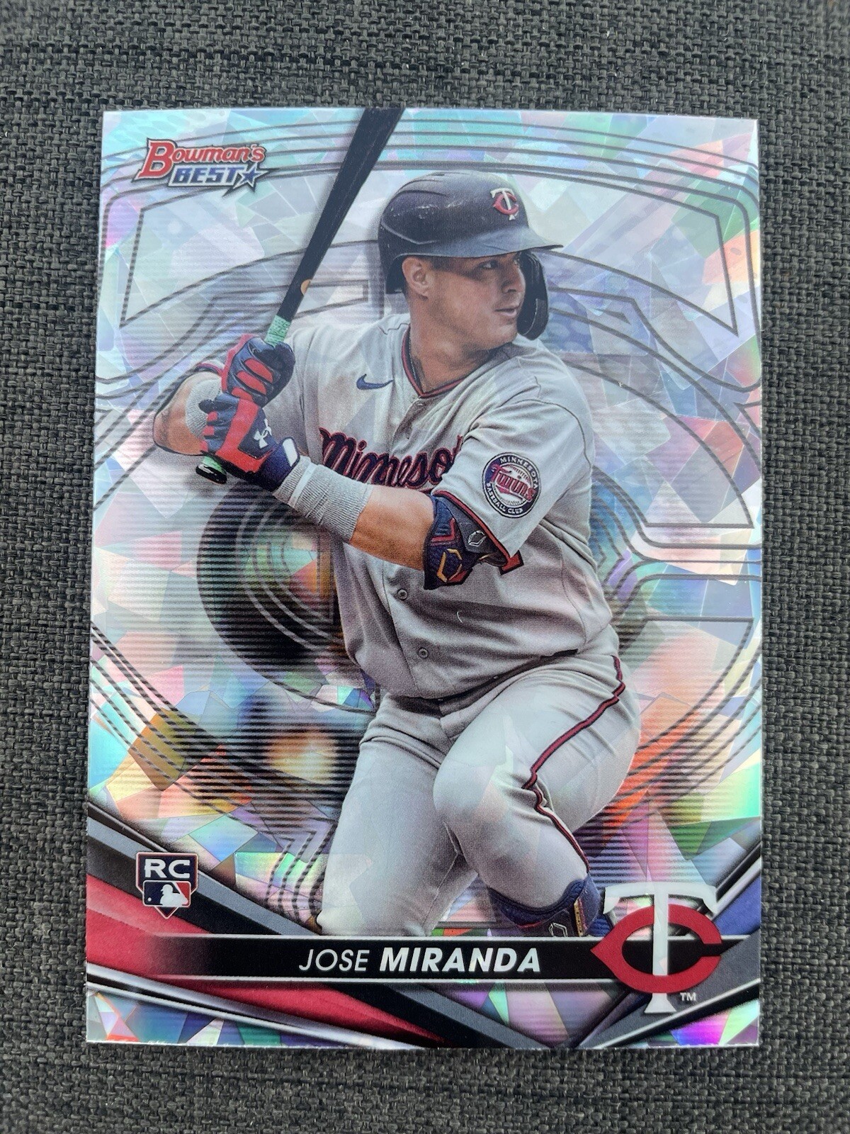 2022 Bowman's Best Jose Miranda RC Atomic Refractor #59