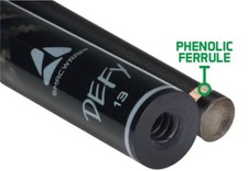 McDermott Defy Carbon Fiber Billiards Pool Break Cue - Shaft Only 13mm, 29" 