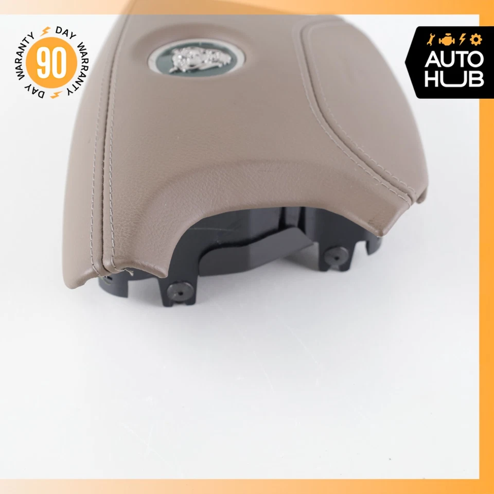 Airbag de volante Jaguar X350 XJ8 bege fabricante de equipamento original - Imagem 4 de 4