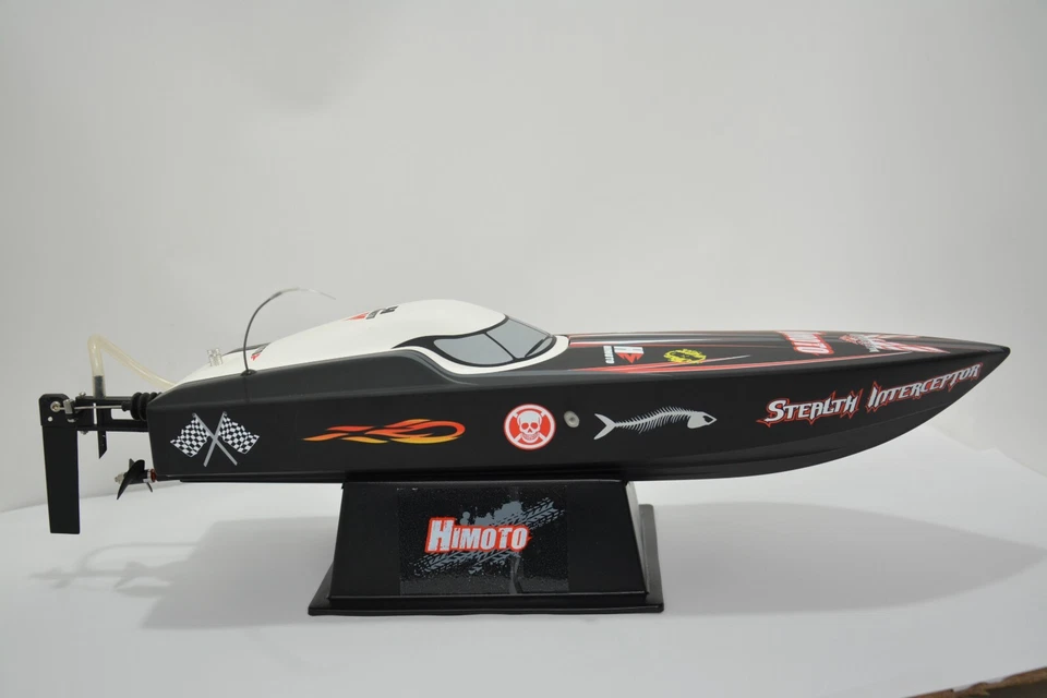 HIMOTO ST745 Motoscafo Elettrico STEALTH INTERCEPTOR 1/6 SPEEDBOAT HIMOTO STEALT - Immagine 2 di 4
