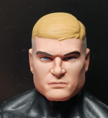 HEAD ONLY Marvel Legends Custom painted Captain America Only custom ...