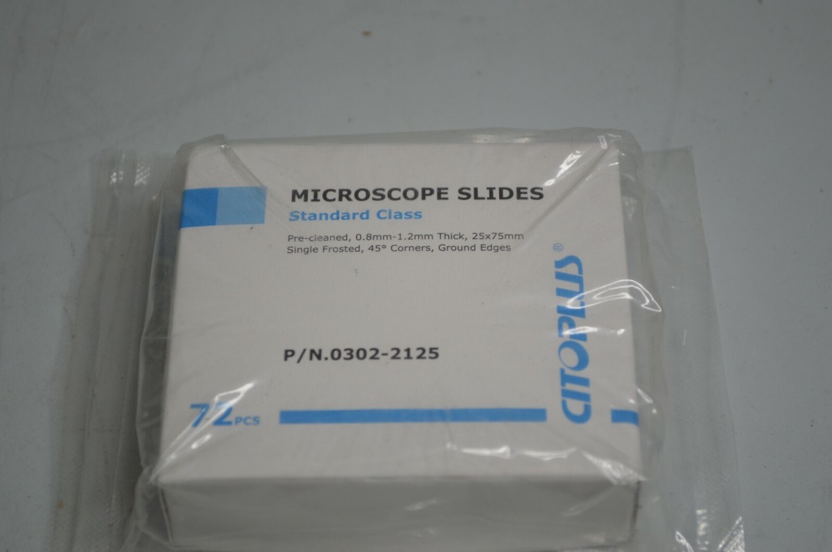 Citoplus Microscope Slides Standard Frosted Box of 72 0302-2125 | eBay