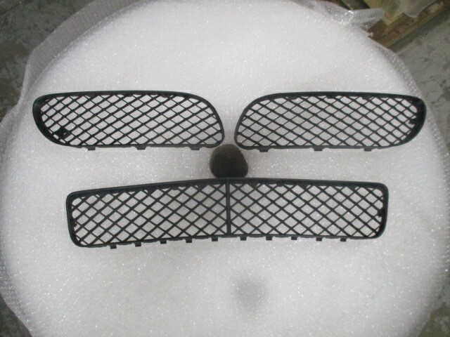 05 06 07 08 BENTLEY CONTINENTAL GT GTS FRONT BUMPER COVER GRILLE SET