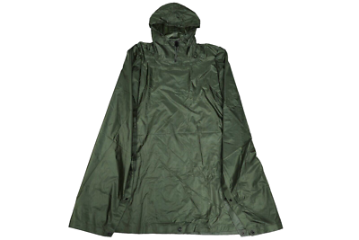 US Military OD Green Wet Weather Poncho Liner Waterproof Woodland