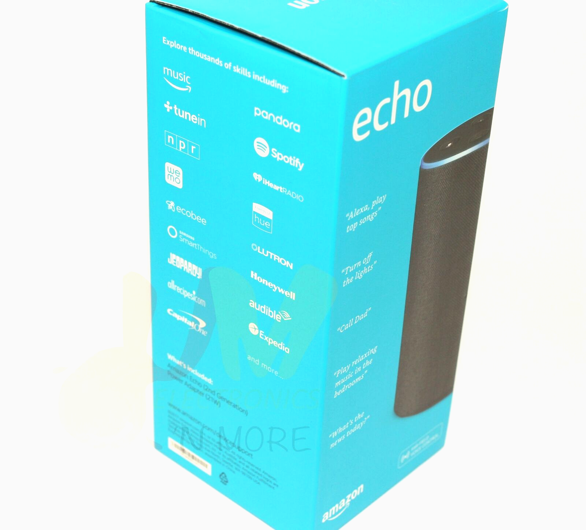 Speaker Echo (2nd Generation) - Smart with Alexa - Charcoal Fabric