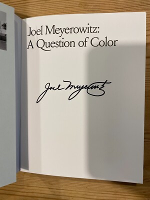 Joel Meyerowitz: a Question of Color SIGNED Copy | eBay UK