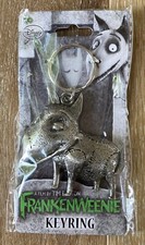 New in Package Disney Tim Burton Frankenweenie Sparky Dog Keychain Pewter