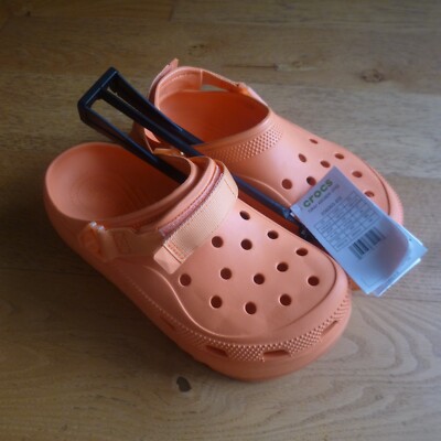 Crocs Hiker Xscape Clogs Persimmon Orange UK 8 EUR 41 42 NEU Original Inc UK P+P