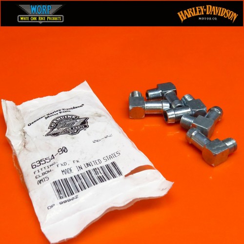 63554-90 DE EQUIPOS ORIGINALES HARLEY DAVIDSON 5 90 GRADOS ACCESORIOS DE CODO .125-27 FX FLHR