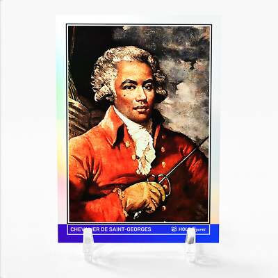 CHEVALIER DE SAINT-GEORGES London, 1788 Joseph Bologne Art Card GleeBeeCo #CHLN