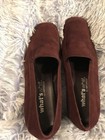 WHAT'S WHAT BY AEROSOLES DARK PURPLE 7.5 M LEATHER  SHOES - Shipping Discount — photo 1