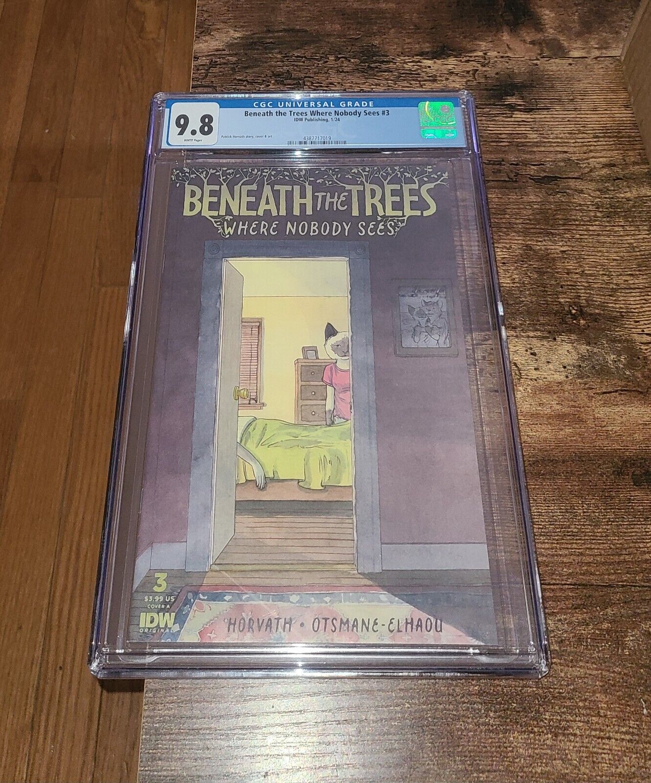 Beneath The Trees Where Nobody Sees #3 CGC 9.8 Graded Cover A 1st Print IDW 🔥 