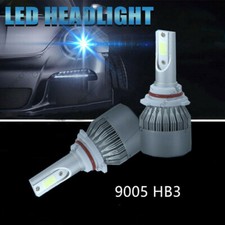 2pc Ice Blue 9005 Led Headlight Daytime Runninghigh Beam Lights Bulbs 8000k