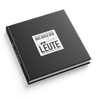itenga Gästebuch Freundebuch Schwarz Das Buch der coolen Leute 88 Seiten 21x21cm