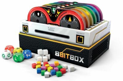 Spiel 8 Bit Box die Erste Generation von Videospielen auf dem Brett