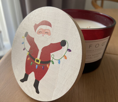  SAND UND NEBEL 340g/12oz Weihnachten * Eukalyptus und Tanne * 2 DOCHT SOJOKERZE NEU