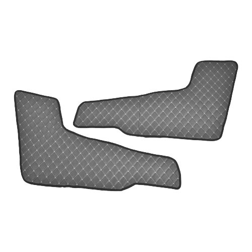 PANNEAU TAPIS ECO Cuir Housse Bleu Pour Lhdrive Scania R Profilée 2011