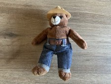 Vintage Kids Preferred Smokey The Bear 7  Plush Stuffed Animal Toy