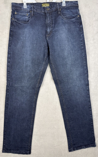 Urban Star Jeans Men's Casual Style Dark Wash Stretch Straight Leg 38X34 Nice!