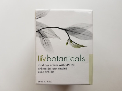 New Avon Liiv Botanicals Vital Day Cream w/SPF 20 (1.7 oz) NEW / SEALED