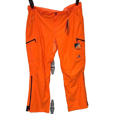 Mossy Oak Scent Factor Hunting Pants Mens Size 2XL Blaze Orange Hunter Cargo