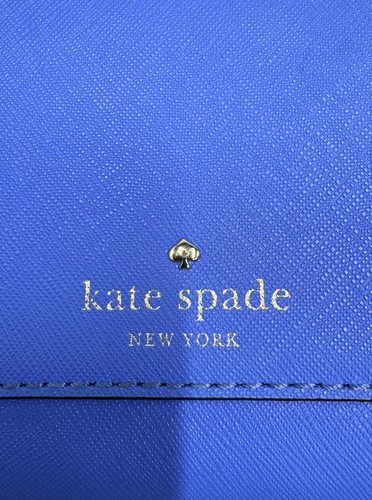 Kate Spade Bag Blue Leather Mini Cameron Street Arielle Crossbody Designer NY - Picture 6 of 24