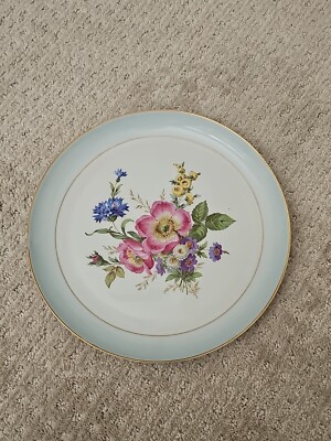 Alka Kinst Bavaria 11.25 inch plate with Floral design