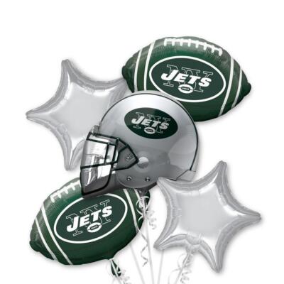 New York Jets NFL Anagram Balloon Bouquet Birthday Party Decoration Football