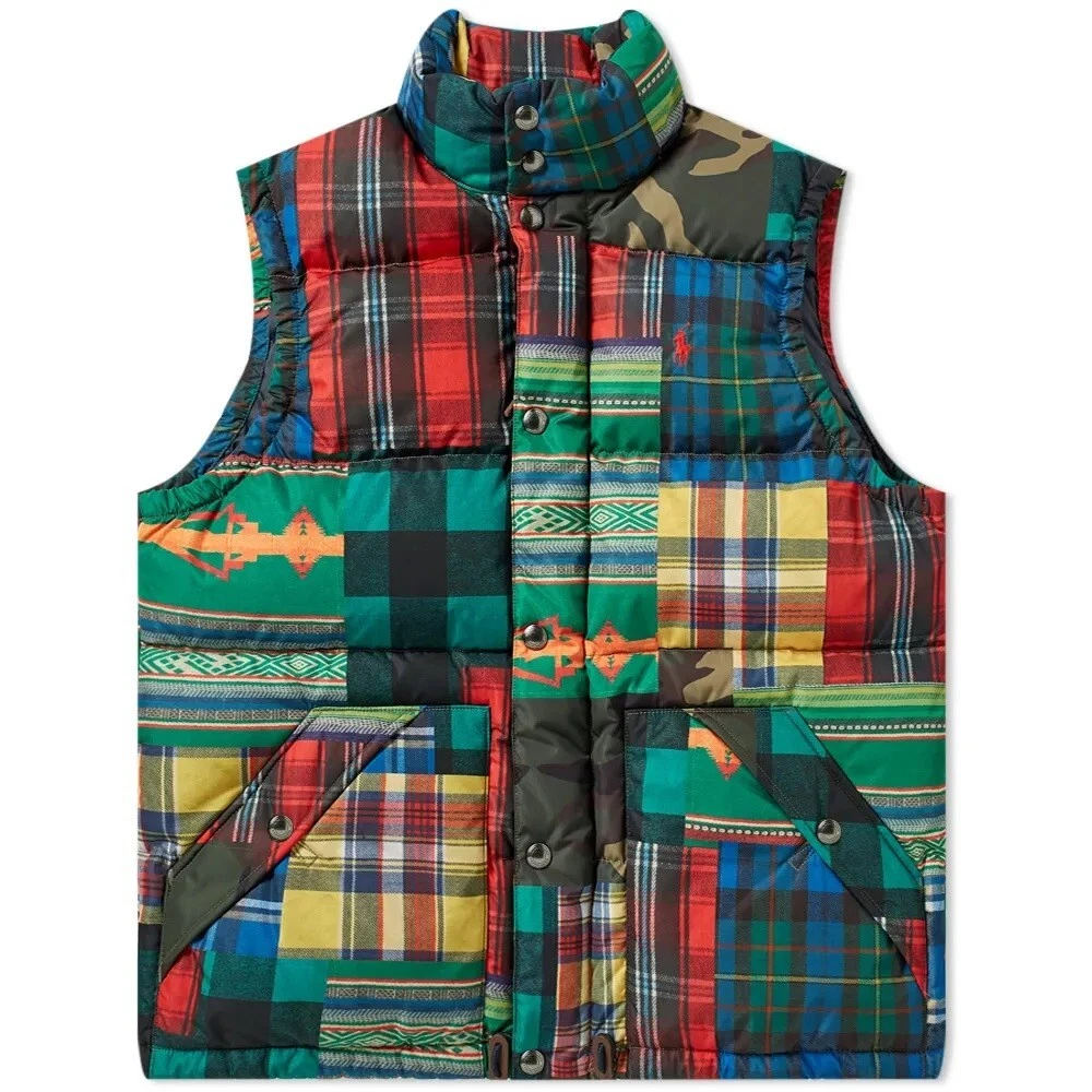 Polo patchwork vest sale