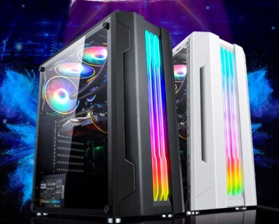 RGB Tower Gaming Pc Gehäuse USB 3.0 ATX ,M-ATX,Mini-ITX +++CHG