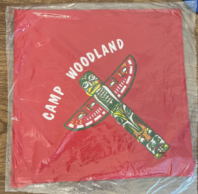 CAMP WOODLAND IN BAG BOY SCOUT NECKERCHIEF IN BAG BSA NECK79