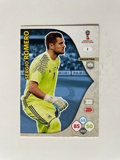 PANINI CARD ADRENALYN WORLD CUP RUSSIA 2018 ARGENTINA ROMERO n 1 NEW