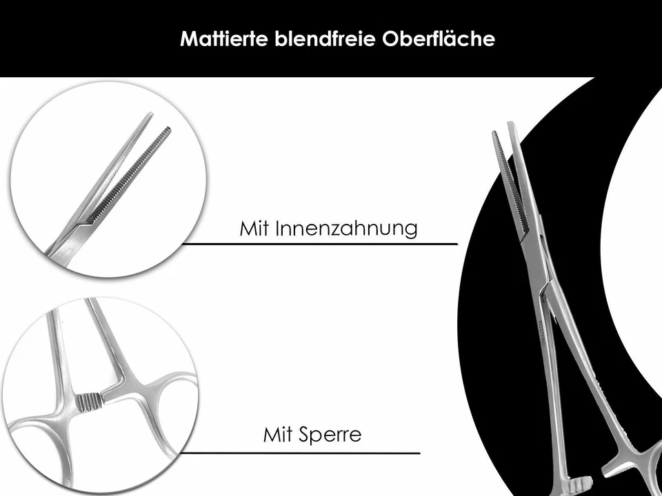 Klemme Angelsport Hakenlöser Gerade-Gebogen 8 verschiedene Längen 13 bis 30 cm - Bild 3 von 4