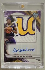 2024-25 Bowmans Best U Aneesah Morrow PROSPECT JUMBO RELIC AUTO White 5/5 