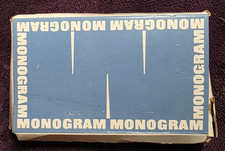 Vintage Monogram Nylon Typewriter Ribbon ~ Black Red 1/2