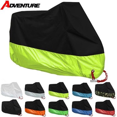 M-XXXXL Motorrad Motorrad Abdeckung Wasserdicht Outdoor Sonne Regen Staub UV Schutz