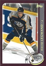 2002-03 Topps - David Legwand #25 Nashville Predators Gold Foil
