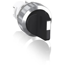 1PC ABB M2SS2-30B Switch, Selector, 2 Pos, 90 Deg, Chrome Metal Bezel, Short HD