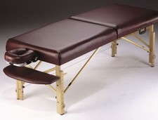 Lifegear Portable Massage Table w/Face and Arm Rests, Adjustable
