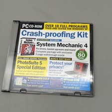 Crash-proofing Kit System Mechanic 4 PhotoSuite 5 PC CD-ROM Software Bundle