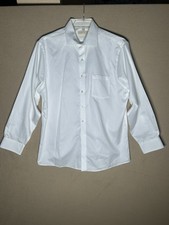 Michael Kors Men's Regular Fit Non-Iron White Dress Shirt 17 34/35 Long Sleeve.