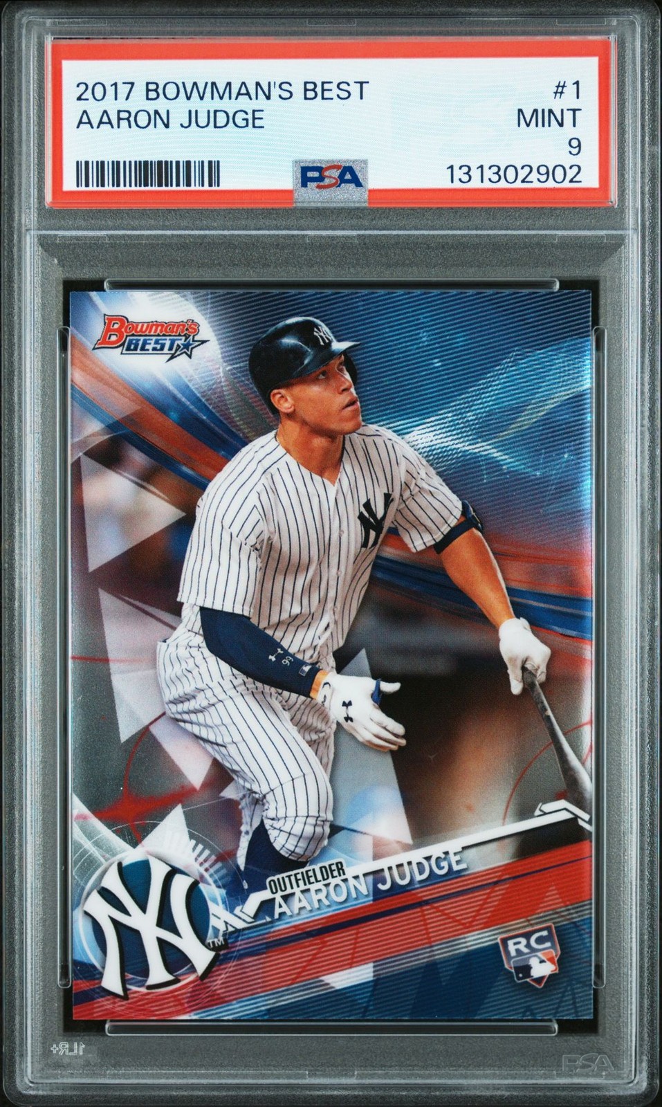 2017 BOWMAN'S BEST 1 AARON JUDGE PSA 9 2902